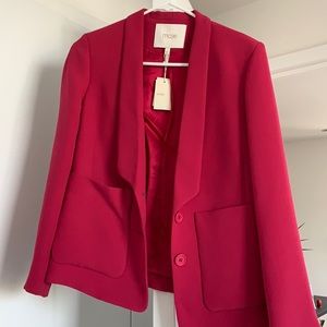 Maje blazer pink color, super fun new with tags
